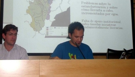 Sinopsis de la conferencia "La lengua aragonesa y la realidad ling&uuml;&iacute;stica de Arag&oacute;n".